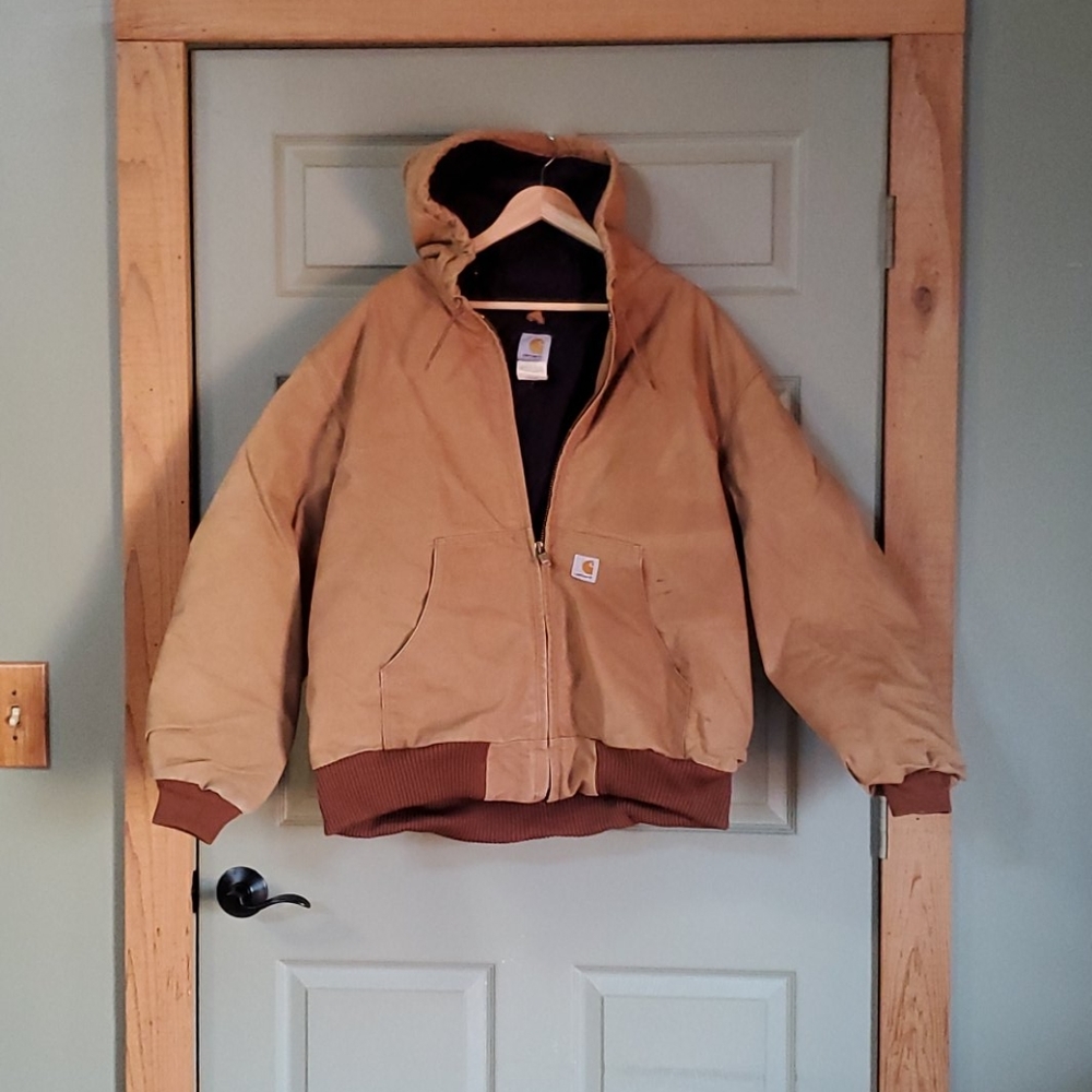 Men's Tan Carhartt Utility Jacket